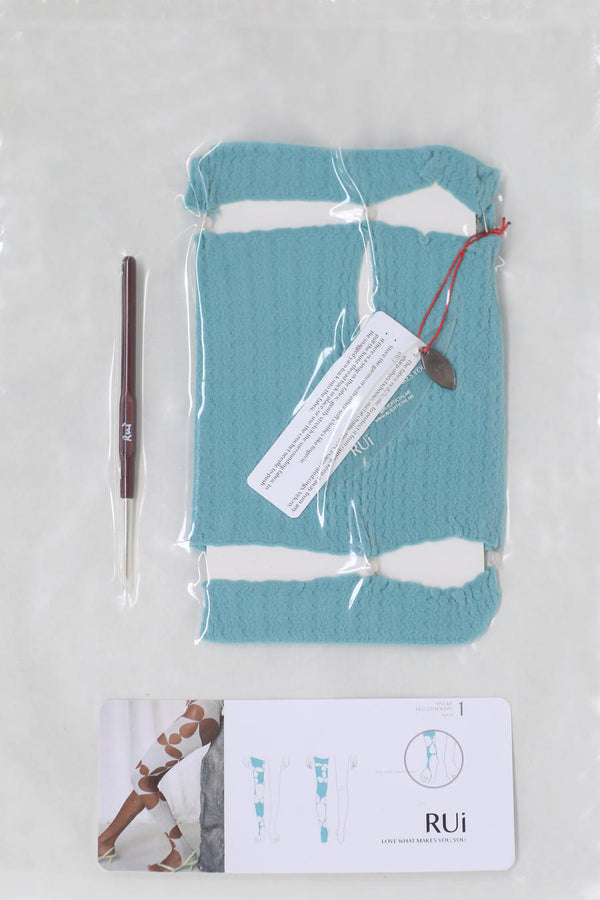 RUI long leg socks r007 light blue AQUA